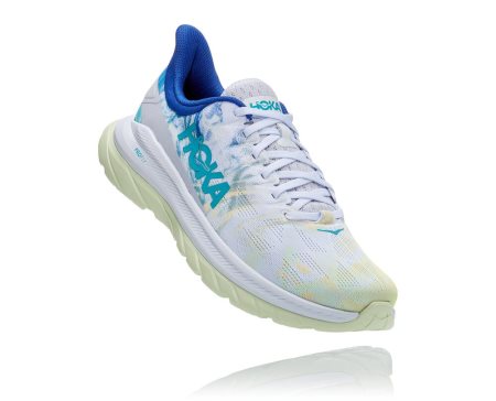 Hoka Mach 4 Moški Tekaški Čevlji Bela / Svetlo Rumena SI-593148G